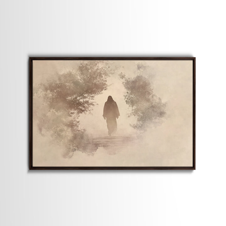 Heavenly Last Supper | Framed Canvas Print | Christian Art Canvas | Christian Wall Art | Large Jesus Painting | Christmas Art | Christian G