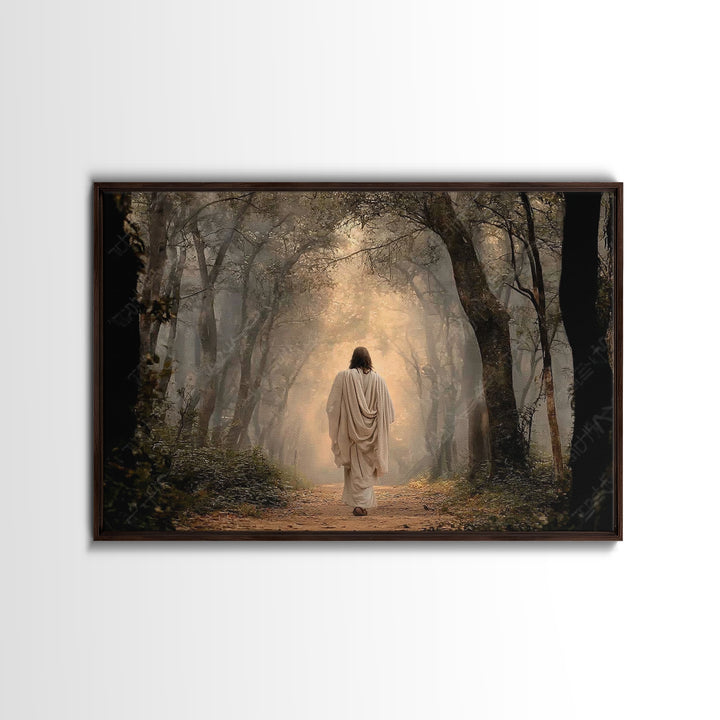 Shepherd Of Peace – Framed Canvas Print – Jesus Painting – Christian Wall Art – Christian Art Canvas – Christian Decor – Christian Christma