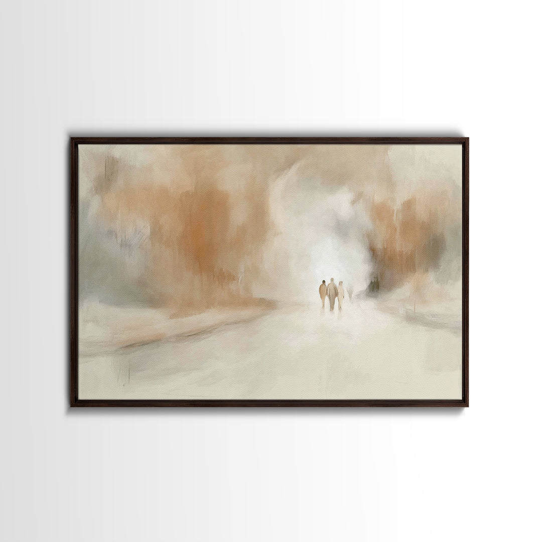 Mary’s Gentle Vigil – Framed Canvas Print – Christian Christmas Art – Christian Art Canvas – Christmas Wall Art – Christian Art Print – Chr