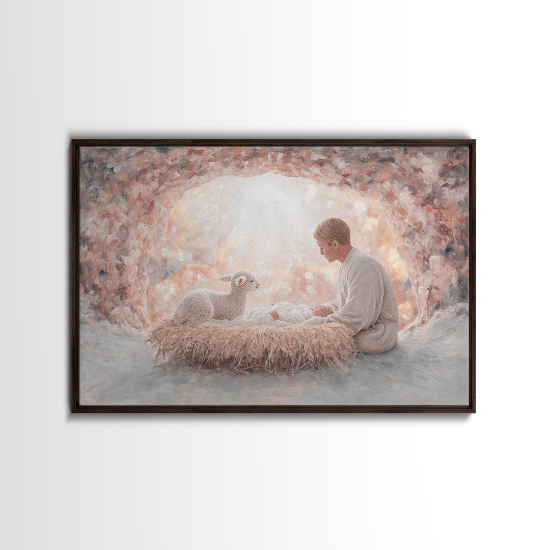 Hands Of Glory – Framed Canvas Print – Christian Art – Christian Wall Art – Unique Christian Art – Christian Art Canvas – Christian Art Wor