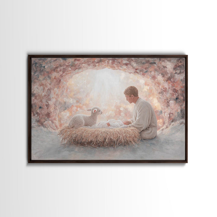 Hands Of Glory – Framed Canvas Print – Christian Art – Christian Wall Art – Unique Christian Art – Christian Art Canvas – Christian Art Wor