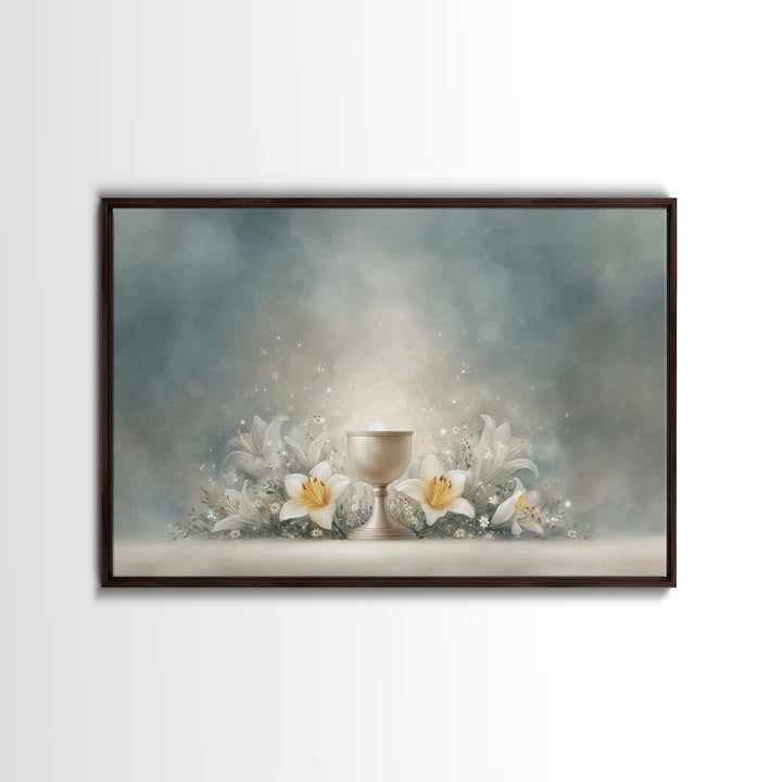 Crosswalk Journey - Framed Canvas Print - Christian Wall Art - Christian Painting - Christian Art Canvas - Jesus Painting - Christmas Wall