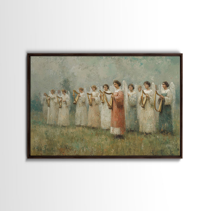 Eternal Light – Framed Canvas Print – Jesus Painting – Christian Wall Art – Christian Art Print – Christian Christmas Decor – Christian Gif