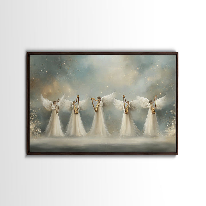 Storm Walk – Framed Canvas Print – Christian Wall Art – Jesus Painting – Christian Art Canvas – Moody Christian Art – Christian Gift Ideas