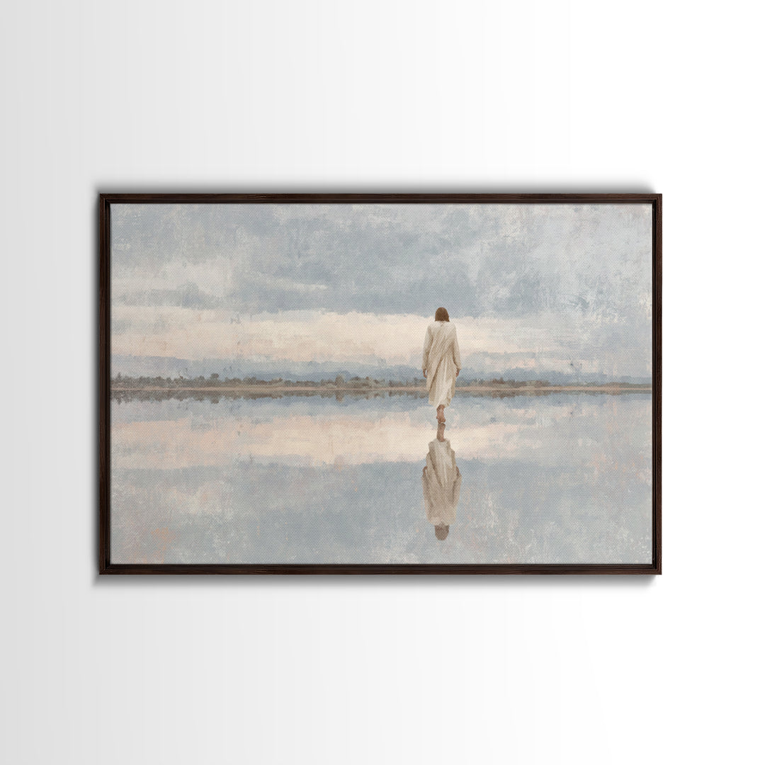 Humble Birth | Framed Canvas Print | Christian Christmas Art | Christmas Wall Art | Christian Art Canvas | Christmas Art Prints | Christian