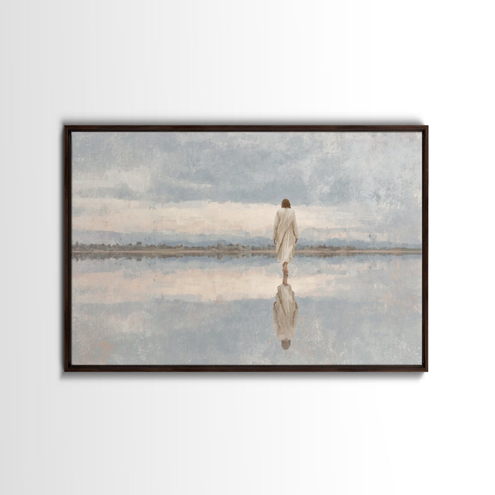 Humble Birth | Framed Canvas Print | Christian Christmas Art | Christmas Wall Art | Christian Art Canvas | Christmas Art Prints | Christian
