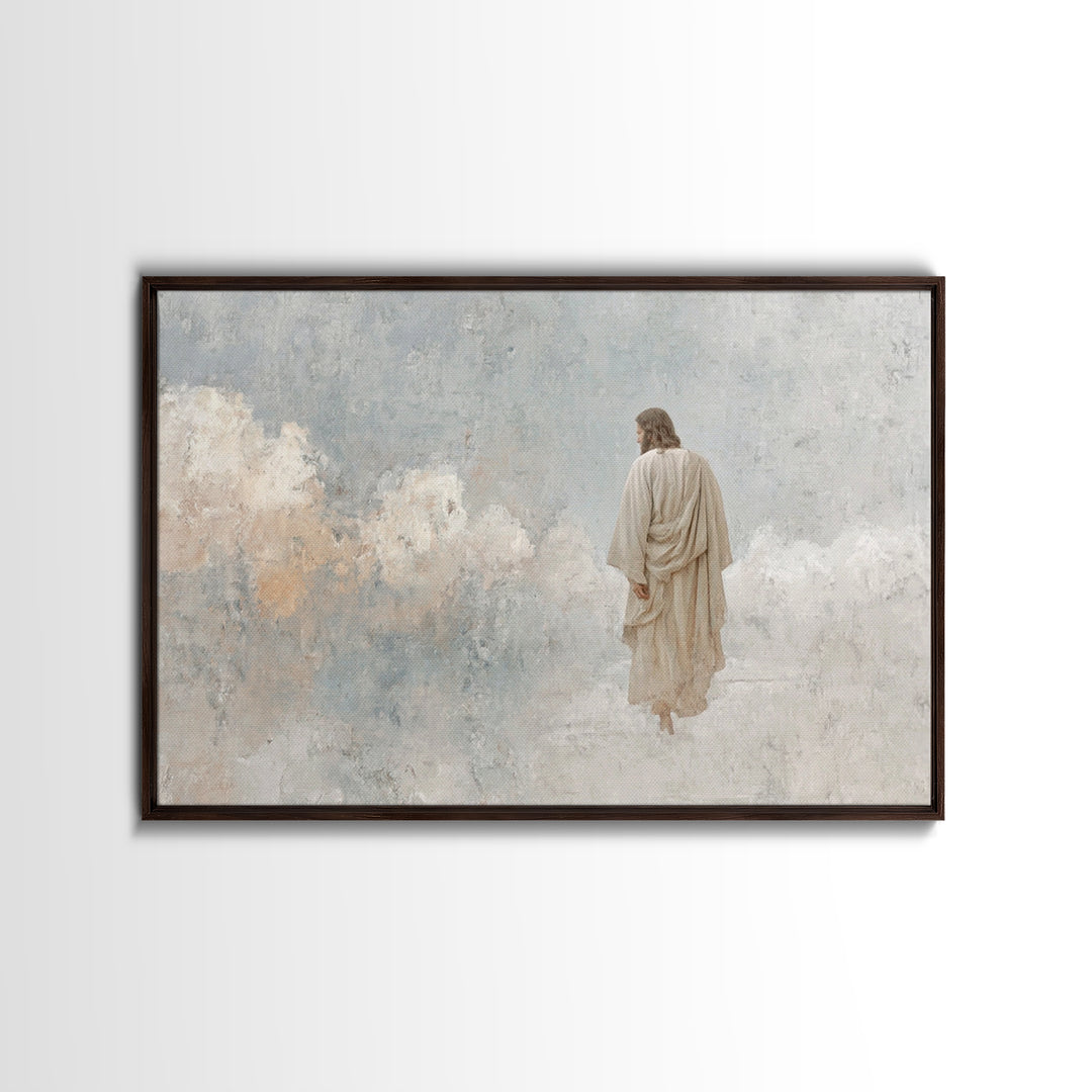 Pure Lily Blessing | Framed Canvas Print | Christian Art Canvas | Christian Wall Art | Christian Art Gift | Subtle Christian Art | Christia