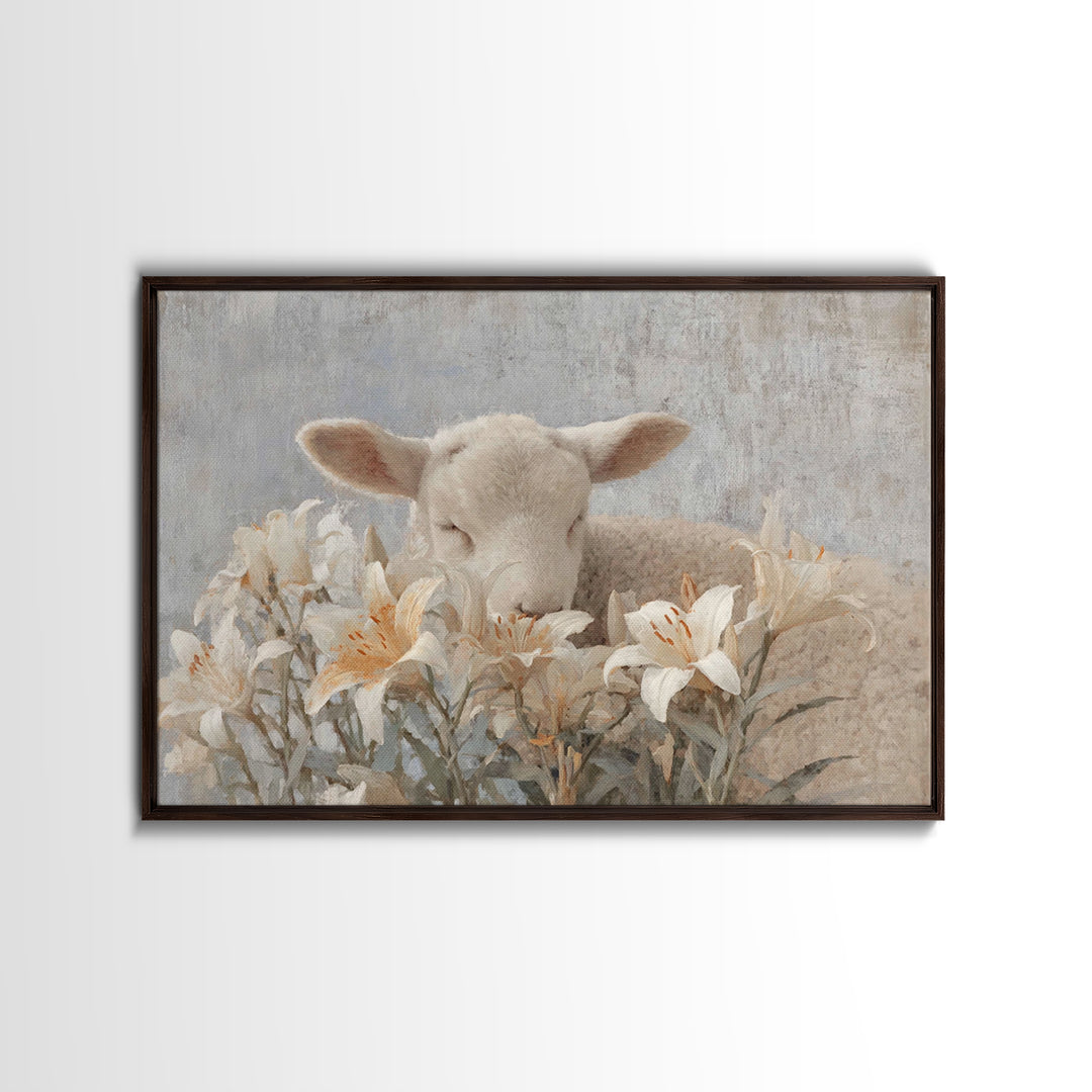 Winter Chapel Peace, Framed Canvas Print, Christian Wall Art, Christmas Wall Art, Christian Decor, Christian Art Canvas, Jesus Painting