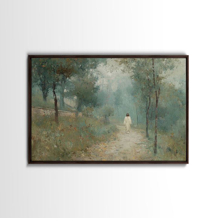 Journey of Faith – Framed Canvas Print – Christian Wall Art – Christian Art Canvas – Christian Decor – Modern Christian Art
