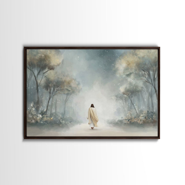 Garden Of Hope | Framed Canvas Print | Christian Wall Art | Jesus Art Print | Christian Art Canvas | Vintage Christian Art | Christian Gift