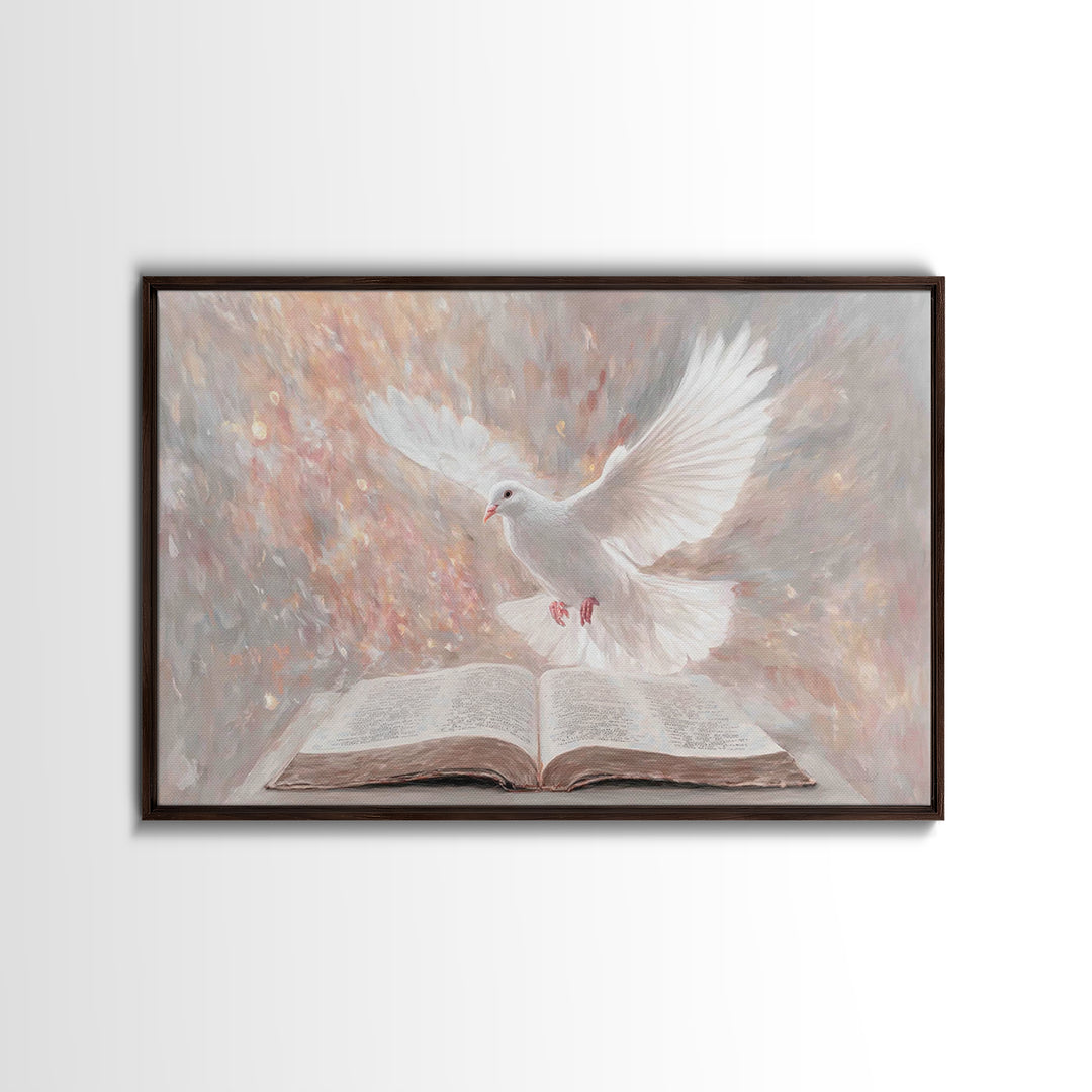 Spirit Of Light – Framed Canvas Print – Christian Art Canvas – Christian Wall Art – Christian Art Prints – Christian Gift Ideas – Modern Ch