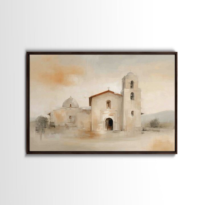 Mission Of Peace, Framed Canvas Print, Christian Wall Art, Christian Art Canvas, Minimalist Christian Art, Subtle Christian Art, Christian
