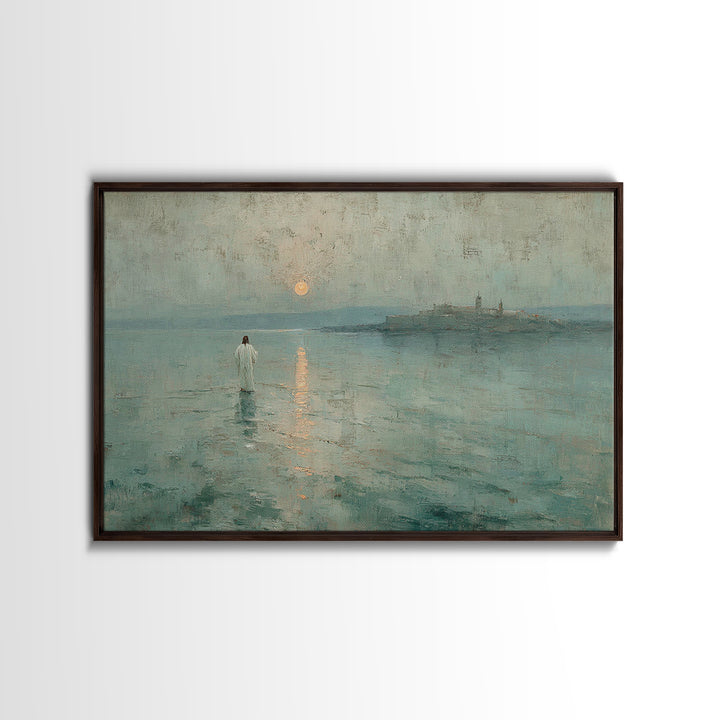 Clouds of Glory | Framed Canvas Print | Christian Art Canvas | Christian Gift | Jesus Painting | Christian Wall Art | Large Christian Art
