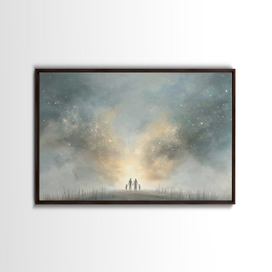 Graceful Horizon | Framed Canvas Print | Christian Wall Art | Christian Art Canvas | Christian Painting | Christmas Art | Christian Decor