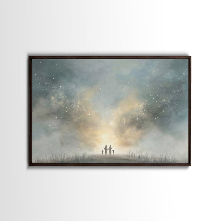 Graceful Horizon | Framed Canvas Print | Christian Wall Art | Christian Art Canvas | Christian Painting | Christmas Art | Christian Decor