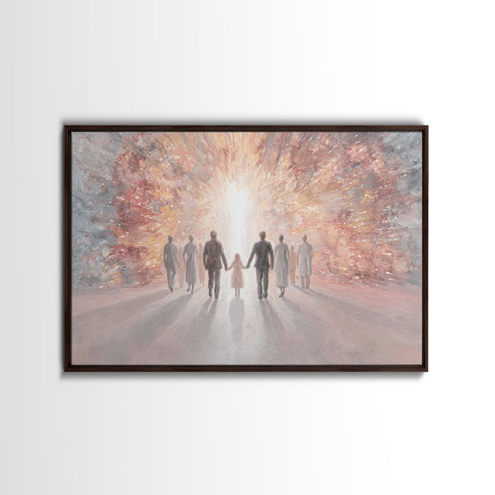Path Of Glory | Framed Canvas Print | Christian Decor | Christian Wall Art | Christian Painting | Christian Art Canvas | Christmas Art