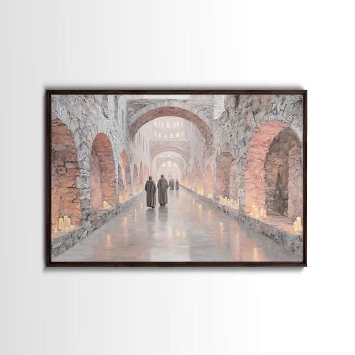Journey Of The Faithful | Framed Canvas Print | Christian Art Canvas | Christian Wall Art | Christian Decor | Christian Painting | Christma