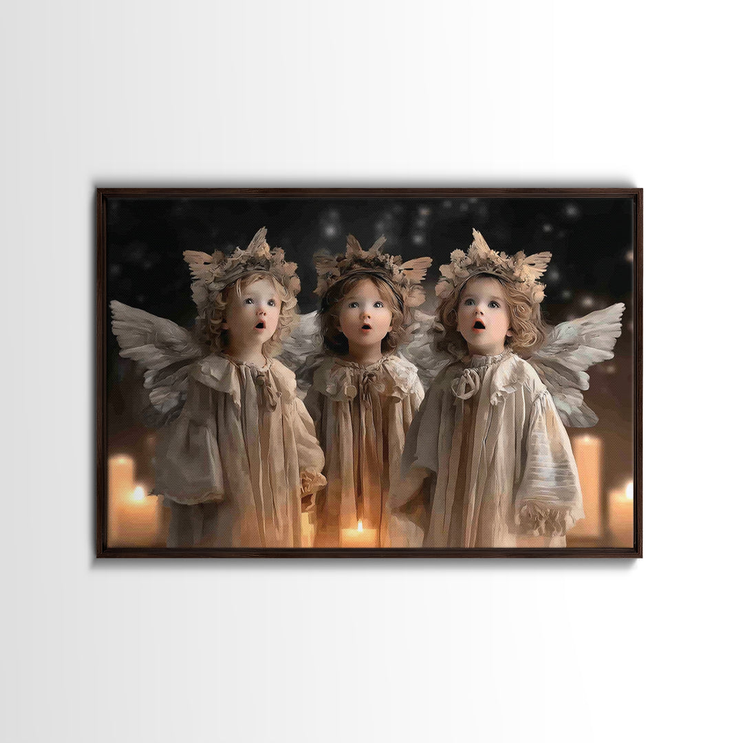 Garden Of Wonder | Framed Canvas Print | Christian Art Canvas | Christian Wall Art | Christian Christmas Art | Christian Decor | Modern Chr
