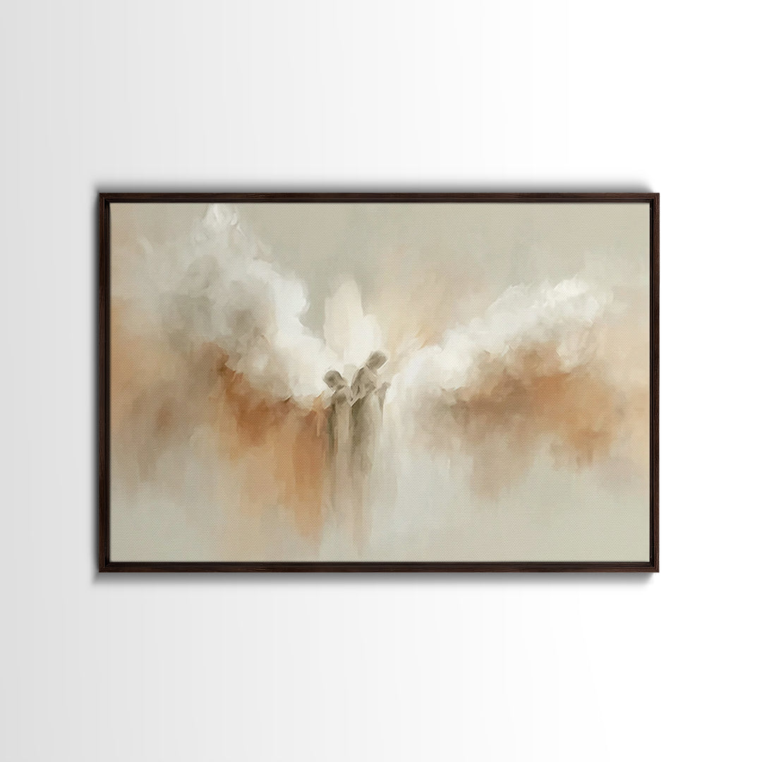 Ascension Radiance – Framed Canvas Print – Christian Wall Art – Christian Art – Christian Art Canvas – Christian Decor – Christian Christma