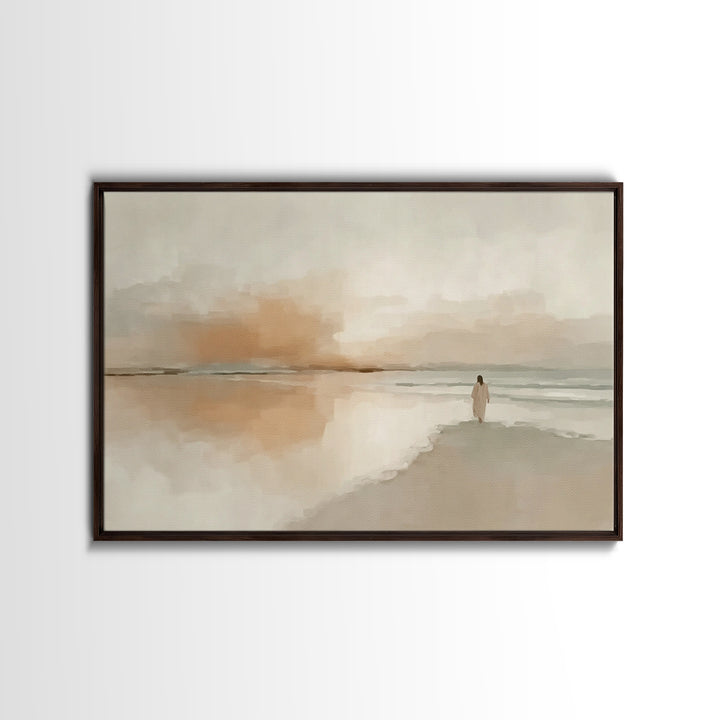 Light Of Mercy – Framed Canvas Print – Christian Art Canvas – Christian Christmas Art – Jesus Painting – Christian Wall Art – Christian Gif