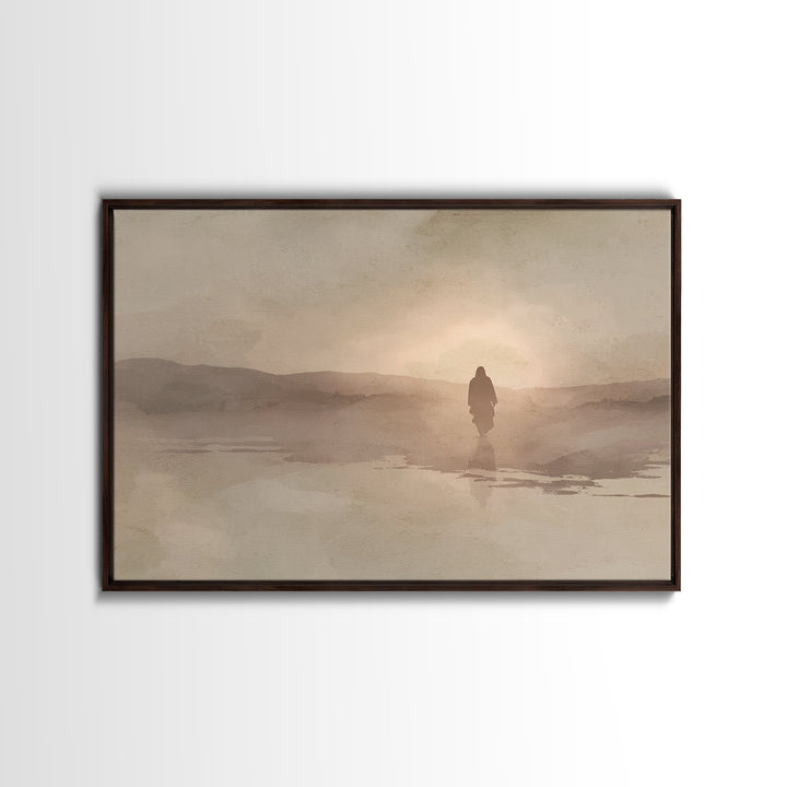 Spirit Of Peace – Framed Canvas Print – Christian Wall Art – Christian Art Canvas – Jesus Painting – Christian Christmas Art – Christian De