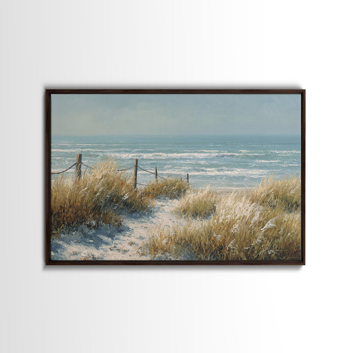 Coastal Grasses Moving Canvas Print, Coastal Art, Beach Decor, Coastal Decor, Fine Art, Coastal, Gallery Decor, Neutral Decor, COA-3x2-32