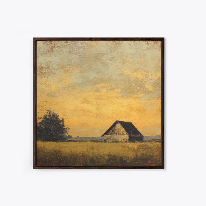 Rustic Barn Silhouette Canvas Print, Country Art, Wall Art, Farmhouse Decor, Fine Art, Country, Digital Print, Printable Art, COU-1x1-99