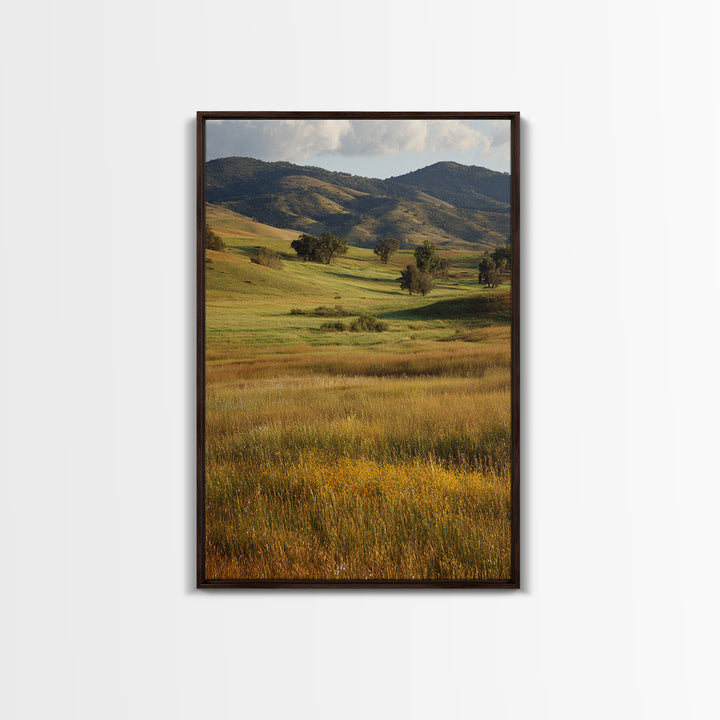 Country Road Disappearing into Green Hills Canvas Print, Country Art, Gallery Decor, Farmhouse Decor, Fine Art, Country, COU-2x3-15