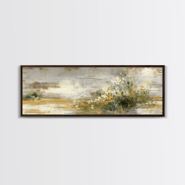 Hay Bales in Late Afternoon Sun Framed Canvas Print, Country Art, Statement Artwork, Farmhouse Decor, Fine Art, Country, COU-3x1-60
