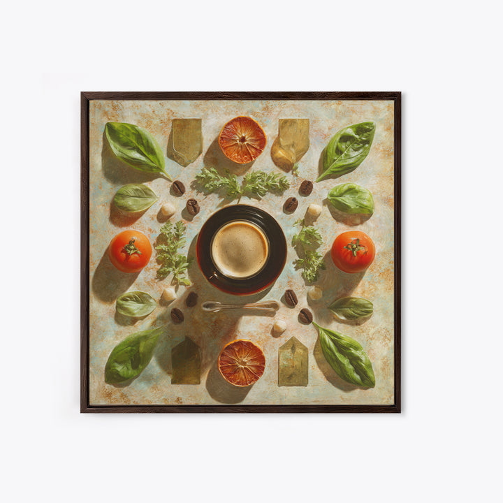 Espresso Martini Coffee Cocktail Still Life Canvas Print, Coffee Shop Art, Contemporary Art, Cafe Decor, Fine Art, Cafe, CSA-1x1-89