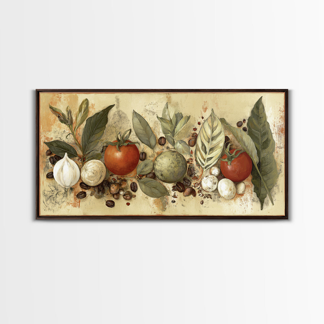 Coffee Bean Pattern Framed Canvas Print, Coffee Shop Art, Bedroom Wall Art, Cafe Decor, Fine Art, Cafe, Modern Decor, CSA-2x1-11