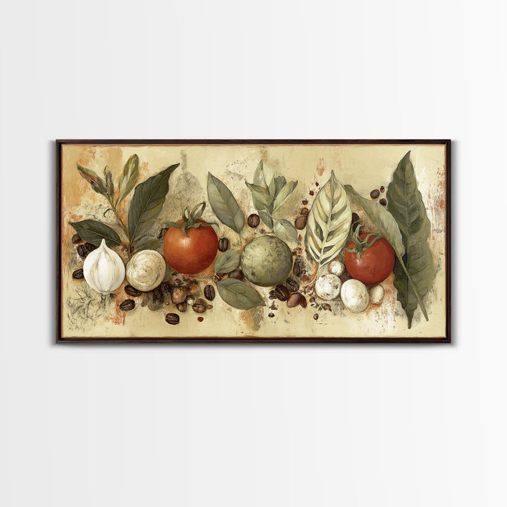 Coffee Bean Pattern Framed Canvas Print, Coffee Shop Art, Bedroom Wall Art, Cafe Decor, Fine Art, Cafe, Modern Decor, CSA-2x1-11