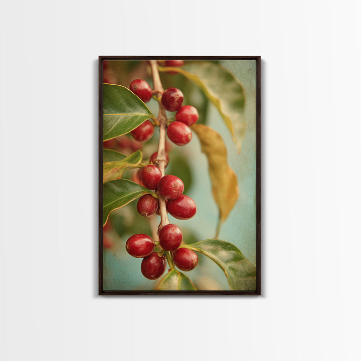 Coffee Farm Landscape Canvas Print, Coffee Shop Art, Wall Decor, Cafe Decor, Fine Art, Cafe, Kitchen Gift, Living Room Decor, CSA-2x3-31
