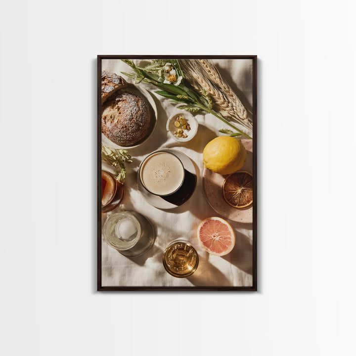 Espresso Martini Coffee Cocktail Still Life Framed Canvas Print, Coffee Shop Art, Canvas Print, Cafe Decor, Fine Art, Cafe, CSA-2x3-73
