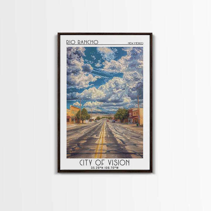 Rio Rancho Travel Poster, Canvas Print, Poster Print, Travel Wall Art, Travel Decor, Wall Art, Retro Travel Poster, Gallery Wall Set