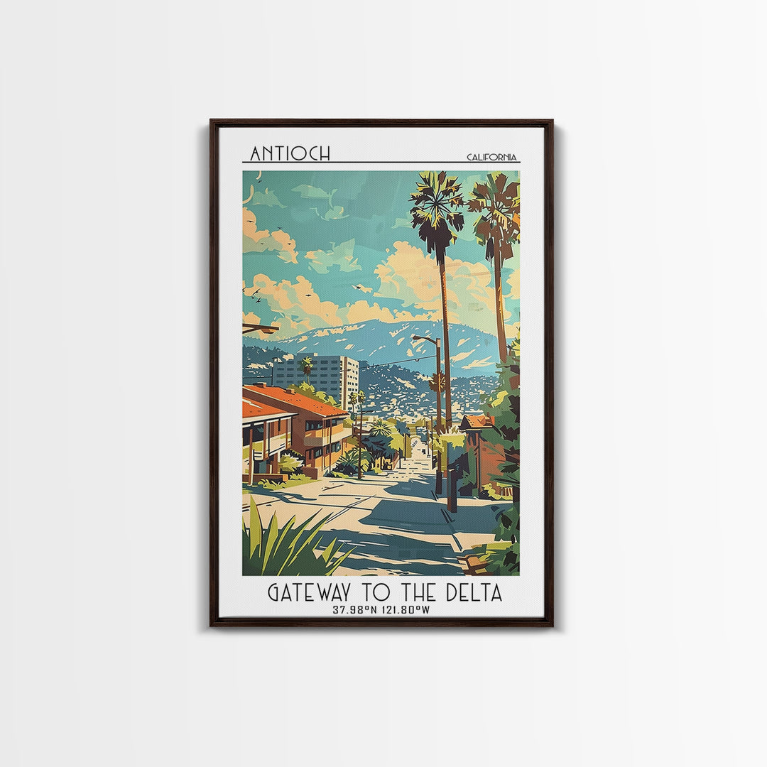 Antioch Travel Poster, Canvas Print, Poster Print, Travel Wall Art, Gallery Wall Set, Home Office Decor, Travel Print, City Wall Art