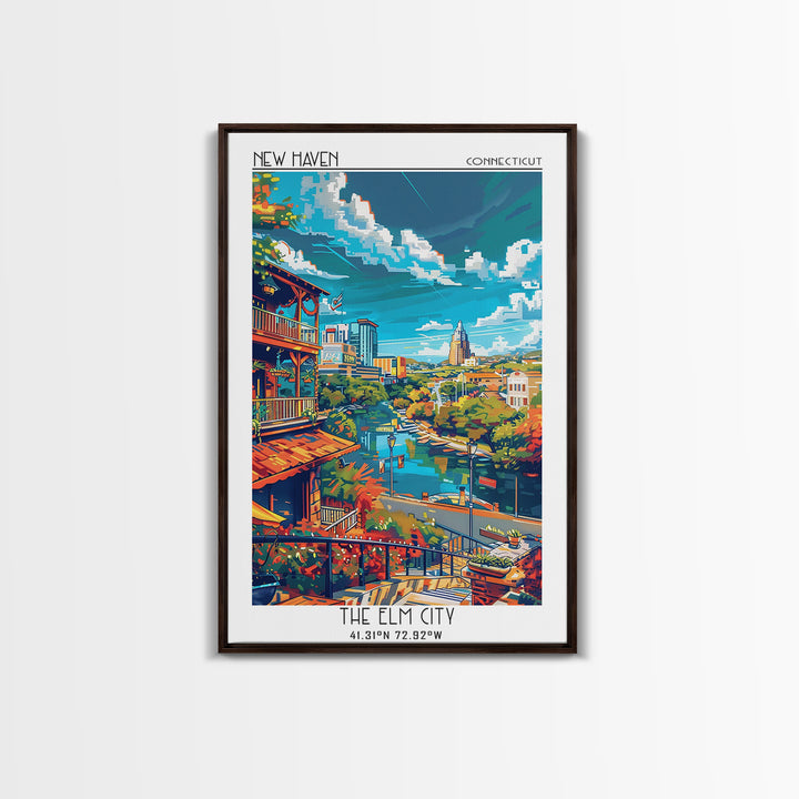 New Braunfels Travel Poster, Canvas Print, City Travel Poster, Travel Wall Art, Gallery Wall Set, Home Office Decor, Wanderlust Gift