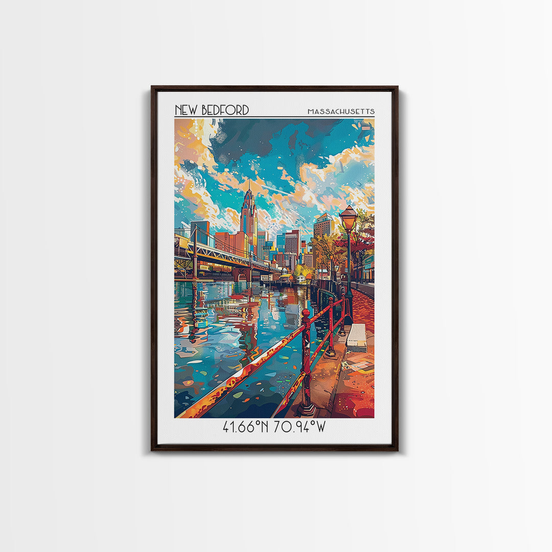 Newark Travel Poster, Framed Canvas Print, City Travel Poster, Travel Wall Decor, Retro Travel Poster, Modern Wall Decor, Poster Art