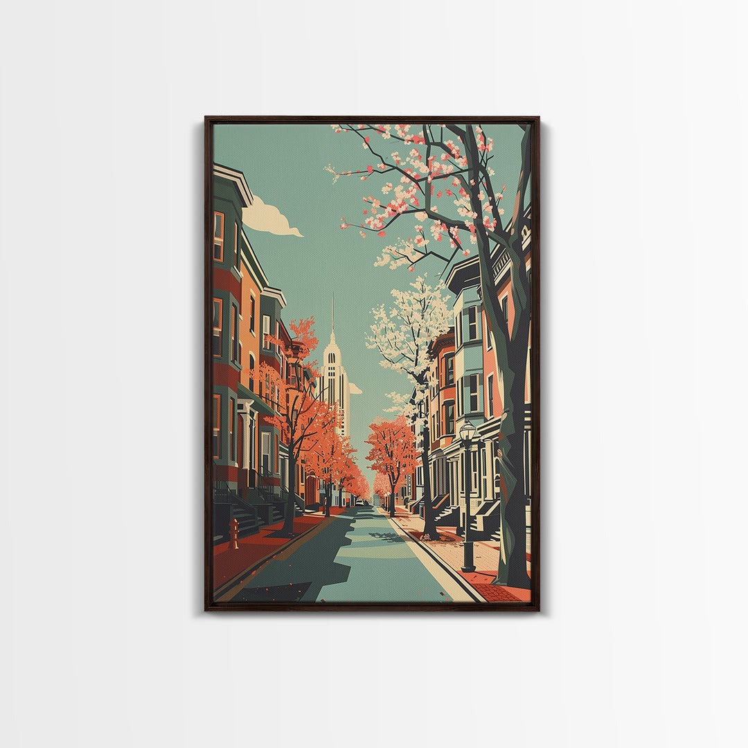 Alexandria Travel Poster, Framed Canvas Print, City Travel Poster, Vintage City Poster, City Wall Art, City Art Print, Landscape Art