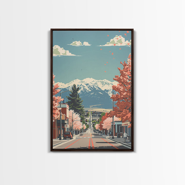 Arvada Travel Poster, Canvas Print, Poster Print, Travel Wall Art, Wanderlust Gift, Travel Art Print, Retro Travel Poster, Art Print