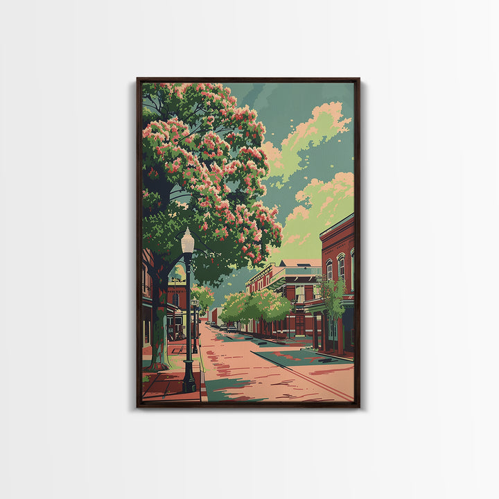Columbia Travel Poster, Canvas Print, Travel Art Print, Modern Wall Decor, Retro Travel Poster, Minimalist Poster, Home Office Decor
