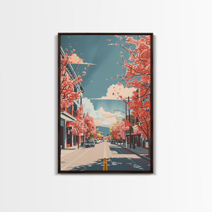 Greeley Travel Poster, Canvas Print, City Travel Poster, Travel Wall Art, Travel Art Print, Fine Art Print, Travel Print, Home Decor