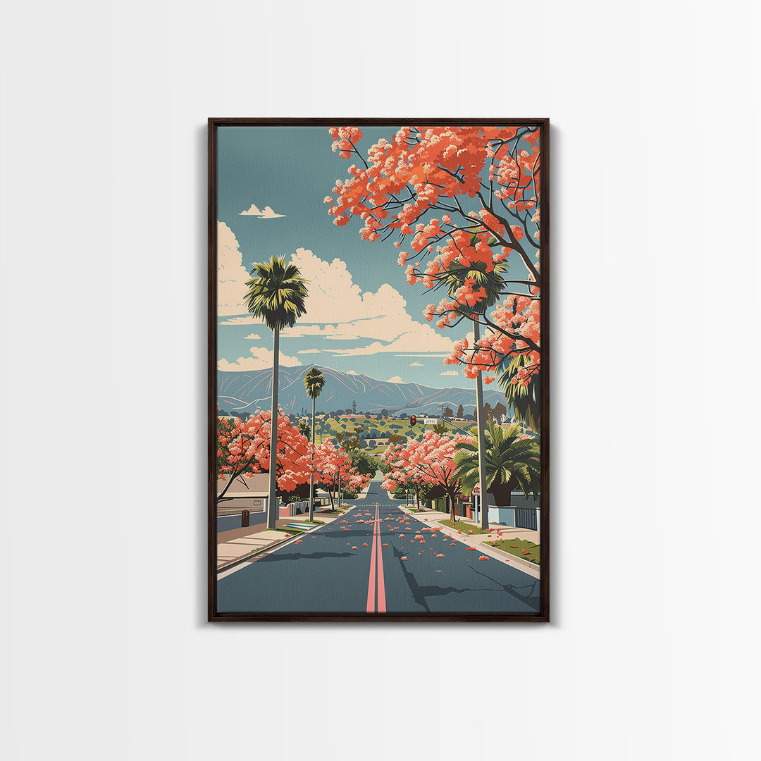 Jurupa Valley Travel Poster, Canvas Print, City Travel Poster, Vintage City Poster, Retro Wall Art, Gallery Wall Set, Vintage Poster