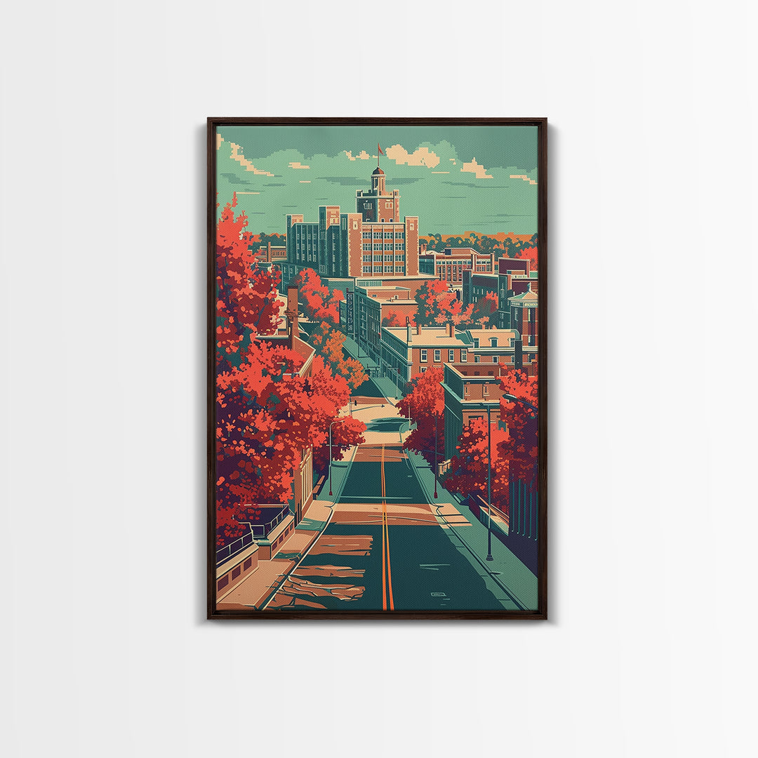 Lexington Travel Poster, Canvas Print, Poster Print, Travel Wall Art, Travel Decor, Modern Wall Decor, City Art Print, Travel Prints