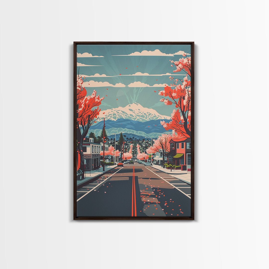 Menifee Travel Poster, Canvas Print, Poster Print, Travel Wall Art, Retro Wall Art, Travel Print, Colorful Wall Art, Wanderlust Gift