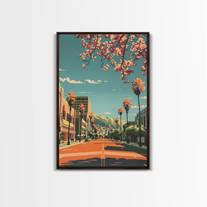 Palmdale Travel Poster, Canvas Print, City Travel Poster, Travel Wall Art, Poster Art, Home Decor, Wanderlust Gift, Gallery Wall Set