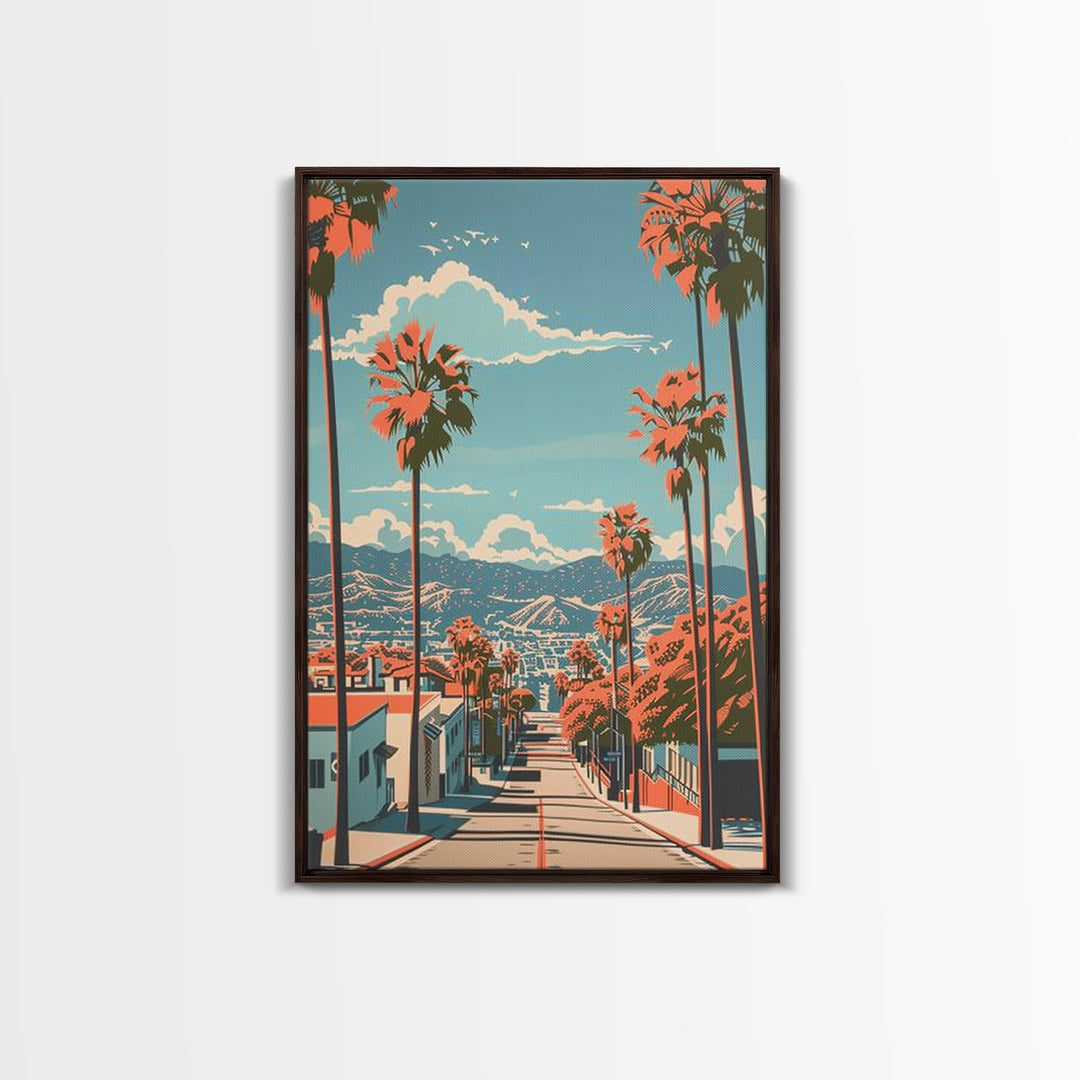 Rialto Travel Poster, Framed Canvas Print, Travel Wall Art, City Wall Art, Wanderlust Gift, Poster Print, Travel Art Print, Wall Art