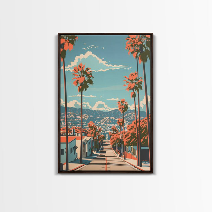 Rialto Travel Poster, Framed Canvas Print, Travel Wall Art, City Wall Art, Wanderlust Gift, Poster Print, Travel Art Print, Wall Art