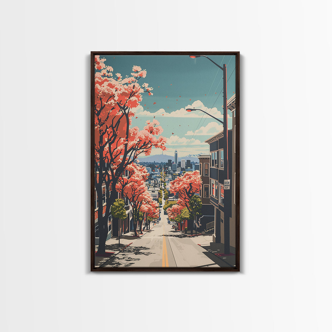San Mateo Travel Poster, Canvas Print, City Art Print, Travel Wall Art, Home Decor, Poster Art, Living Room Wall Art, Travel Posters