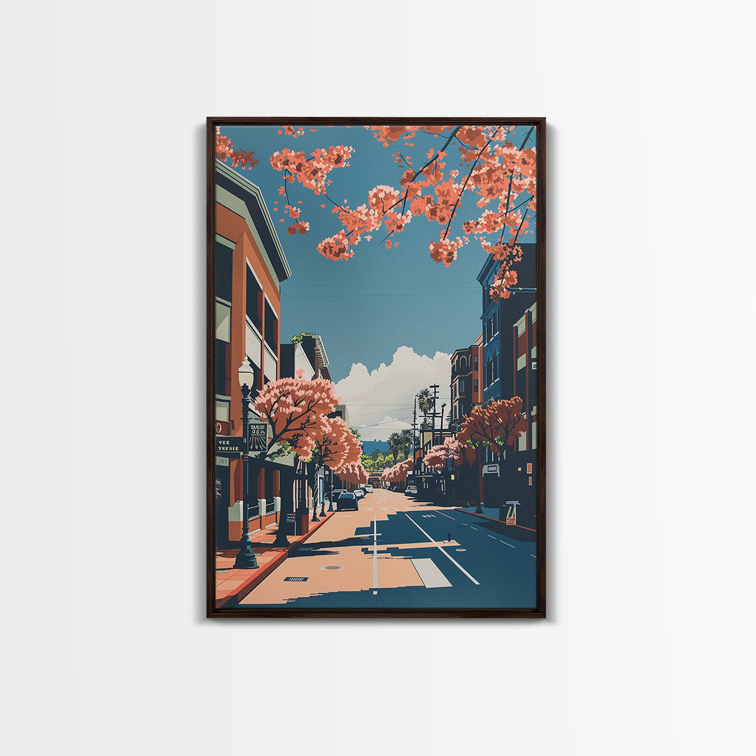 Santa Clara Travel Poster, Canvas Print, Travel Wall Decor, Minimalist Poster, Travel Wall Art, Poster Print, Wall Art, Travel Decor